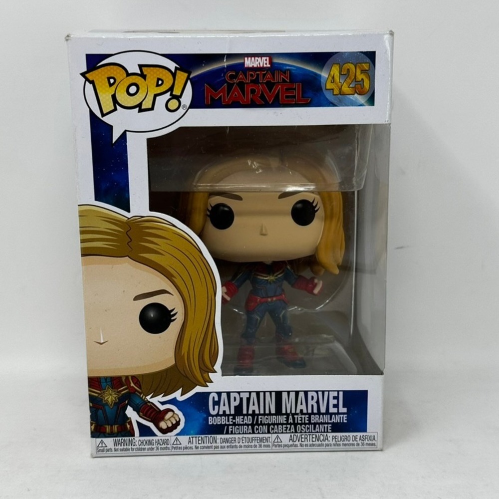 Funko Pop Marvel Captain Marvel 425 Vinyl Bobble-Head Figure MCU Collectible